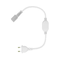 Коннектор питания с сетевой вилкой для гибкого неона 220В 25x13 мм 201236 Maytoni цвет LED K, световой поток Lm Коннектор питания с сетевой вилкой для гибкого неона 220В 25x13 мм 201236 Maytoni цвет LED K, световой поток Lm