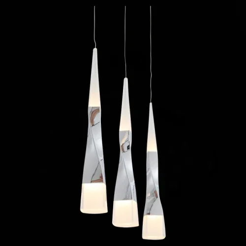 Светильник подвесной LED Bochie SL405.103.03 ST-Luce хром на 3 лампы, основание хром в стиле современный фото 2