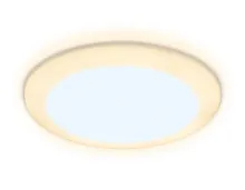 Светильник точечный LED Downlight DCR305 Ambrella light белый 1 лампа, основание белое в стиле современный хай-тек регулируемый крепеж