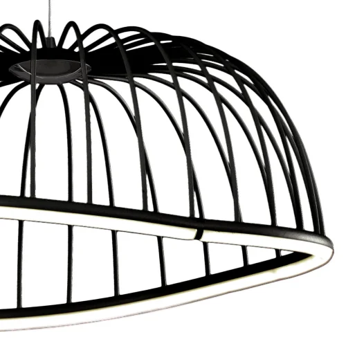 Светильник подвесной LED Celeste 6684 Mantra чёрный 1 лампа, основание чёрное в стиле хай-тек модерн  фото 4