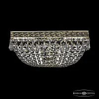 Бра 19012B/35IV GB Bohemia Ivele Crystal прозрачный 3 лампы, основание золотое в стиле классический sp