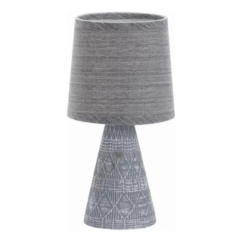 Настольная лампа 10164/L Grey Escada серая 1 лампа, основание серое керамика в стиле скандинавский 