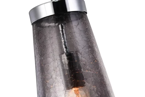 Светильник подвесной Avoria VL5212P11 Vele Luce серый прозрачный 1 лампа, основание хром в стиле современный  фото 2