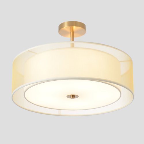 Светильник потолочный MYSTERY PL5 BRASS Crystal Lux белый бежевый на 5 ламп, основание латунь в стиле классический фото 4