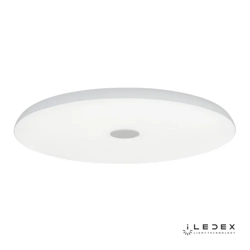 Светильник потолочный LED с пультом Music 1706/600 WH iLedex белый 1 лампа, основание белое в стиле современный хай-тек с пультом