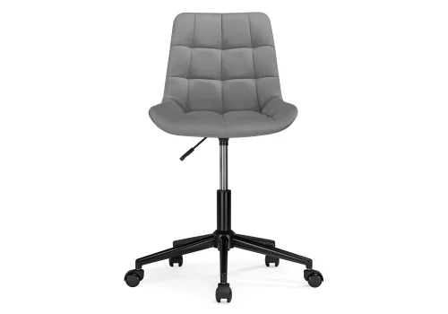 Компьютерное кресло Честер темно-серый (california 994) / черный 538986 Woodville, серый/велюр, ножки/пластик/чёрный, размеры - *920***490*600 фото 3
