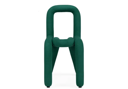 Стул на металлокаркасе Garden dark green 15805 Woodville, зелёный/ткань, ножки/ткань/зелёный, размеры - ****350*480 фото 3