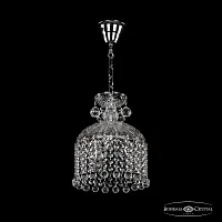 Светильник подвесной 14781/22 Ni Balls Bohemia Ivele Crystal прозрачный 3 лампы, основание никель в стиле классика balls