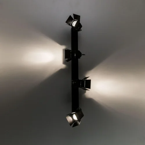 Спот с 4 лампами Рубик CL526542S Citilux чёрный GU10 в стиле современный прожектор фото 7
