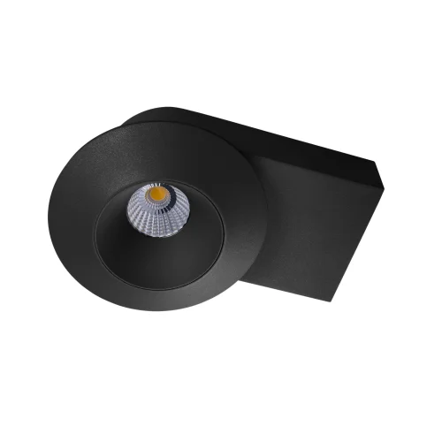 Светильник накладной LED Orbe 051217 Lightstar чёрный 1 лампа, основание чёрное в стиле хай-тек круглый