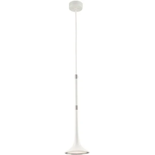 Светильник подвесной LED Loft LOF-ZW-1(BC) Kutek белый на 1 лампу, основание белое в стиле хай-тек 