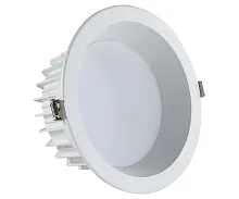 Светильник точечный LED Точка 2136,01 Kink Light белый 1 лампа, основание белое в стиле современный круглый