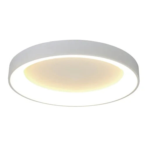 Люстра потолочная LED с пультом Niseko 8578 Mantra белая на 1 лампа, основание белое в стиле хай-тек современный с пультом фото 2
