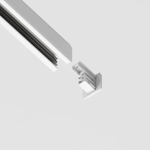 Заглушка для шинопровода 3 phase track system TRA005EC-31W Maytoni белый в стиле для светильников серии 3 Phase Track System подвесной накладной trinity трёхфазный трёхфазный фото 3