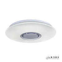 Светильник потолочный LED с пультом Music 48W-Music-Opaque iLedex белый 1 лампа, основание белое в стиле современный хай-тек с пультом