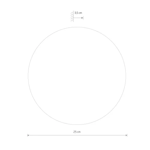 Бра LED Ring Led M 10281-NW Nowodvorski золотой на 1 лампу, основание золотое в стиле современный отражённый свет фото 3
