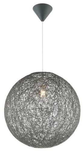 Светильник подвесной COROPUNA 15253G Globo серый 1 лампа, основание серое в стиле современный шар