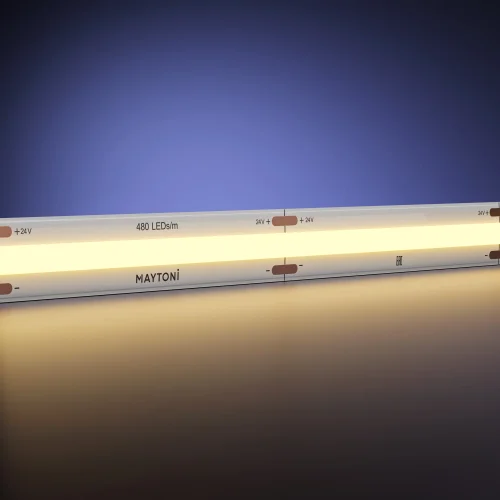 Светодиодная лента 24В COB 15Вт/м 2700K 5м 20 201223 Maytoni цвет LED тёплый белый 2700K, световой поток 1350Lm фото 3