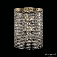 Бра 83401B/40IV-50 G R Bohemia Ivele Crystal прозрачный 9 ламп, основание золотое в стиле современный классический r