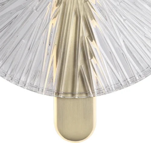 Светильник подвесной LED Wasi SL6141.303.01 ST-Luce прозрачный на 1 лампу, основание бронзовое в стиле современный фото 2