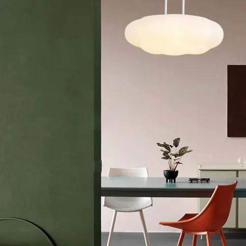 Люстра подвесная ODDLY D D55 219508-23 ImperiumLoft белая на 1 лампу, основание белое в стиле современный скандинавский минимализм фото 10 Люстра подвесная ODDLY D D55 219508-23 ImperiumLoft белая на 1 лампу, основание белое в стиле современный скандинавский минимализм фото 10