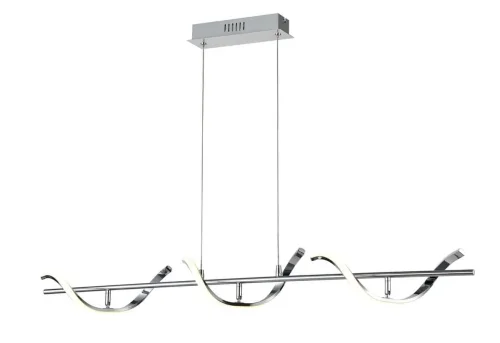 Светильник подвесной LED Nota VL7093P03 Vele Luce хром на 1 лампу, основание хром в стиле хай-тек фото 2