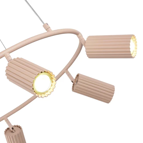 Светильник подвесной Kendo SL1213.603.06 ST-Luce розовый на 6 ламп, основание розовое в стиле минимализм фото 4