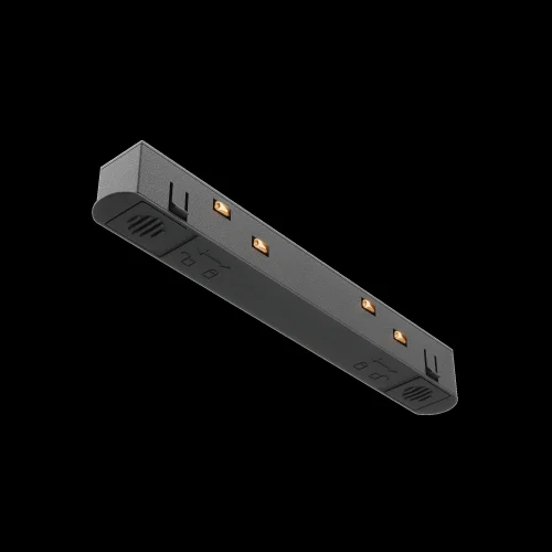 Прямой коннектор питания Magnetic track system TRA034PC-42B Maytoni чёрный в стиле современный хай-тек для светильников серии Magnetic track system Exility подвесной встраиваемый накладной exility тонкая магнитная магнитный фото 3