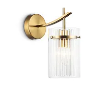 Бра LH56035 Ambrella light прозрачный на 1 лампу, основание латунь в стиле современный 