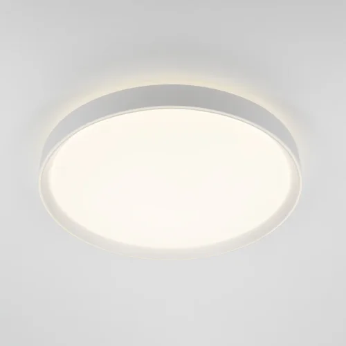 Светильник потолочный LED с пультом Boss CL751450G Citilux белый 1 лампа, основание белое в стиле современный хай-тек круглый с пультом фото 2