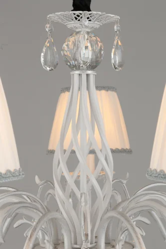 Люстра подвесная Cremona OML-60813-07 Omnilux белая на 7 ламп, основание белое в стиле классический  фото 5