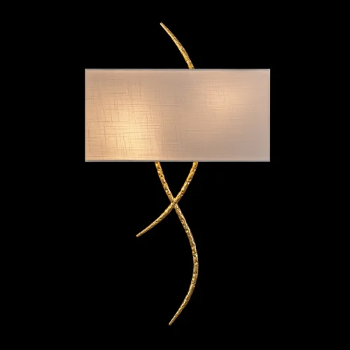 Бра Romance 10457 Gold LOFT IT белый на 2 лампы, основание золотое в стиле современный арт-деко фото 2