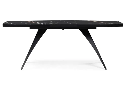 Деревянный стол Лардж 160(205)х90х76 sahara noir / черный 551075 Woodville столешница чёрная из лдсп пластик фото 2