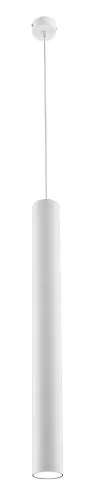 Светильник подвесной LED CLT 037C600 WH-WH Crystal Lux белый на 1 лампу, основание белое в стиле современный трубочки