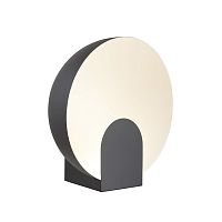 Настольная лампа LED Oculo 8431 Mantra чёрная 1 лампа, основание чёрное металл в стиле хай-тек современный 