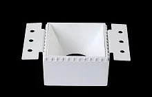 Светильник точечный CLT 051C1 WH-WH Crystal Lux белый 1 лампа, основание белое в стиле современный для затирки
