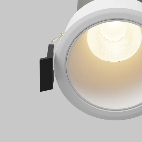 Светильник точечный LED Dip DL116-10W-3K-W Maytoni белый на 1 лампу, основание белое в стиле современный хай-тек круглый фото 2