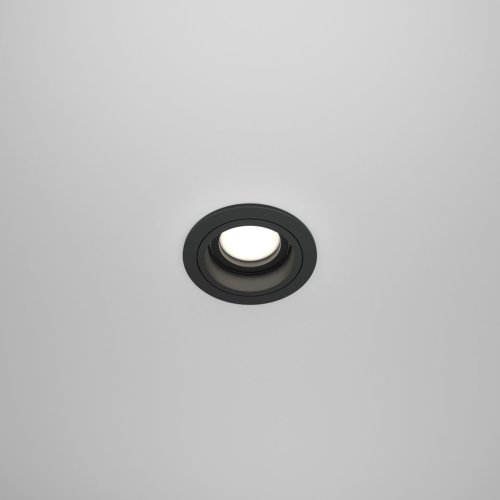 Светильник точечный Akron DL025-2-01B Maytoni чёрный 1 лампа, основание чёрное в стиле модерн  фото 4