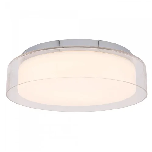 Светильник потолочный LED Pan Led 8174-NW Nowodvorski прозрачный на 1 лампу, основание хром в стиле классический фото 2