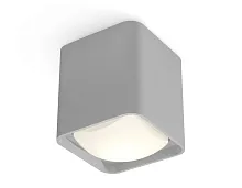 Светильник накладной Techno Spot XS XS7842011 Ambrella light серый 1 лампа, основание серое в стиле хай-тек современный квадратный