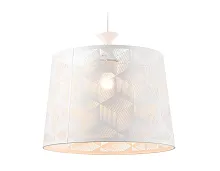 Светильник подвесной TR8437 Ambrella light белый 1 лампа, основание белое в стиле кантри прованс современный 