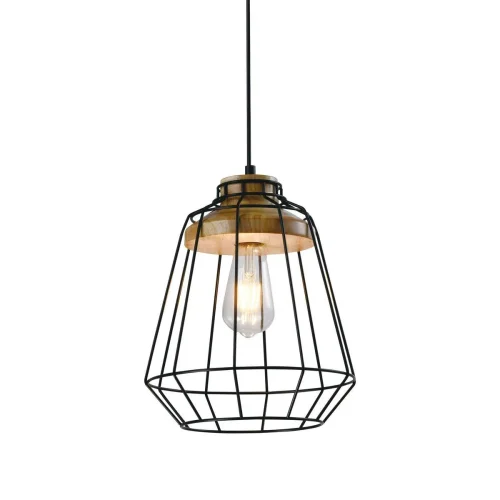 Светильник подвесной Hozy V1370-1P Moderli чёрный на 1 лампу, основание чёрное в стиле лофт кантри фото 4 Светильник подвесной Hozy V1370-1P Moderli чёрный на 1 лампу, основание чёрное в стиле лофт кантри фото 4