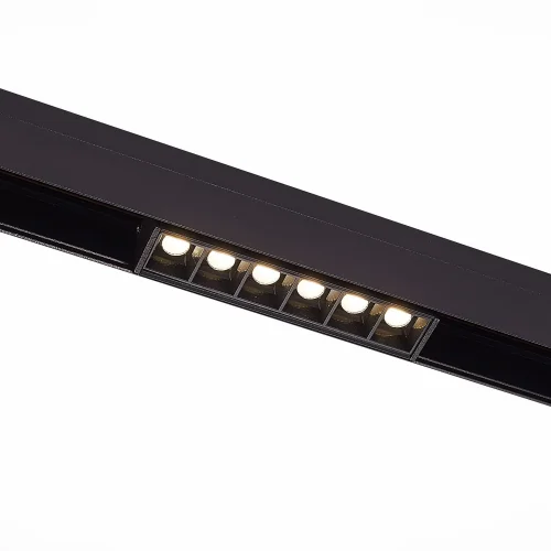 Трековый светильник магнитный LED Seide ST361.436.06 ST-Luce чёрный для шинопроводов серии Skyline 48 чёрный
