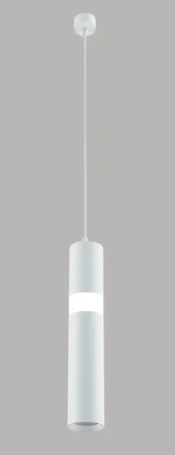 Светильник подвесной LED CLT 038C360 WH Crystal Lux белый на 1 лампу, основание белое в стиле современный трубочки фото 4