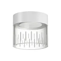 Светильник накладной LED Aura 359001 Novotech белый прозрачный 1 лампа, основание белое в стиле современный хай-тек круглый