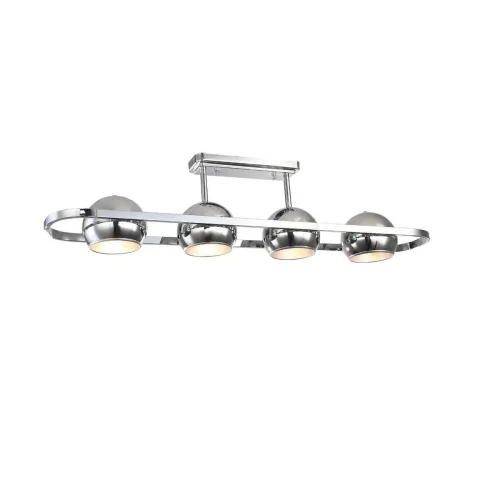 Светильник подвесной Helix VL5153L04 Vele Luce хром на 4 лампы, основание хром в стиле современный шар фото 3