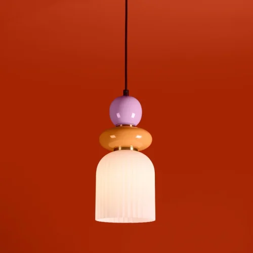 Светильник подвесной Alzare FR5595PL-01B1 Freya разноцветный белый на 1 лампу, основание чёрное в стиле современный мемфис фото 10 Светильник подвесной Alzare FR5595PL-01B1 Freya разноцветный белый на 1 лампу, основание чёрное в стиле современный мемфис фото 10