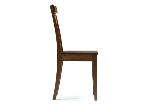 Деревянный стул Эйнор темный орех 554120 Woodville, /, ножки/массив березы дерево/орех, размеры - ****400*500 фото 3