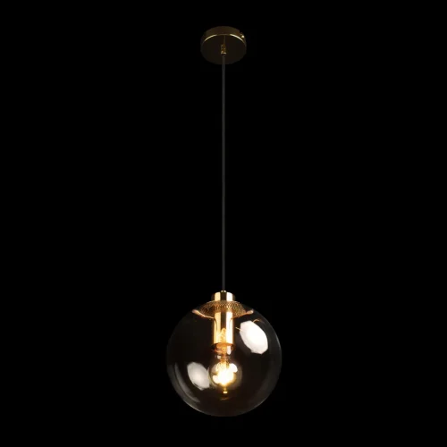 Светильник подвесной Selene 2033-A LOFT IT прозрачный 1 лампа, основание золотое в стиле современный лофт шар фото 4