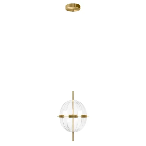 Светильник подвесной LED Tranquility 10397/C LOFT IT прозрачный на 1 лампу, основание медь в стиле современный 